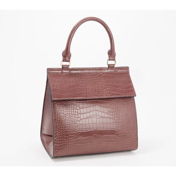 Attitudes by Renee Faux Crocodile Multi-Purpose Lunch Box Black Reptile - Picture 13 of 13